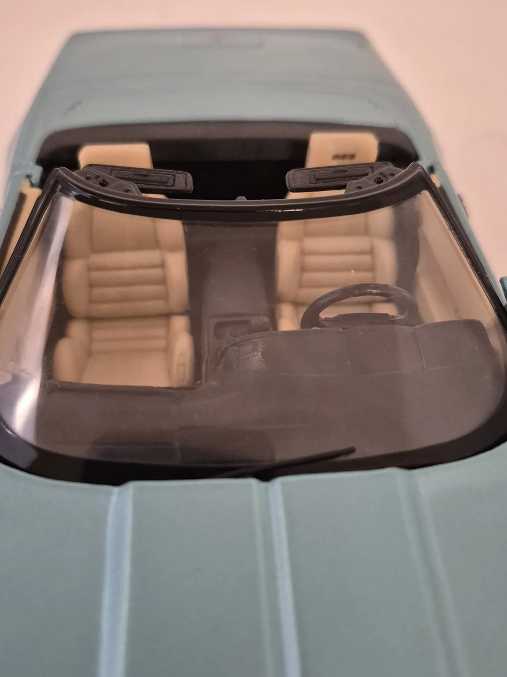 Corvette Convertible Kids Toy Car - Light Blue
